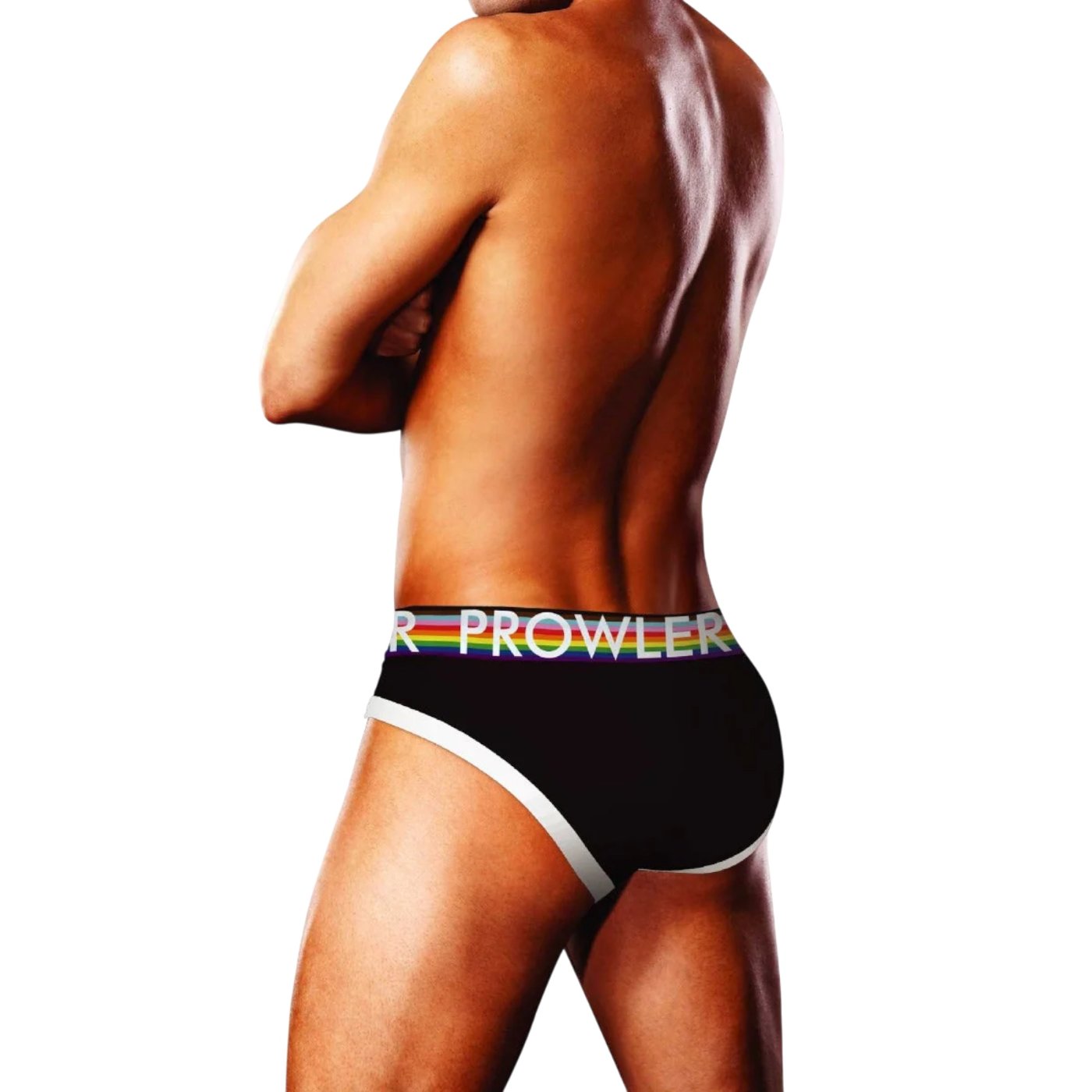 Prowler Oversized Paw Print Brief Black