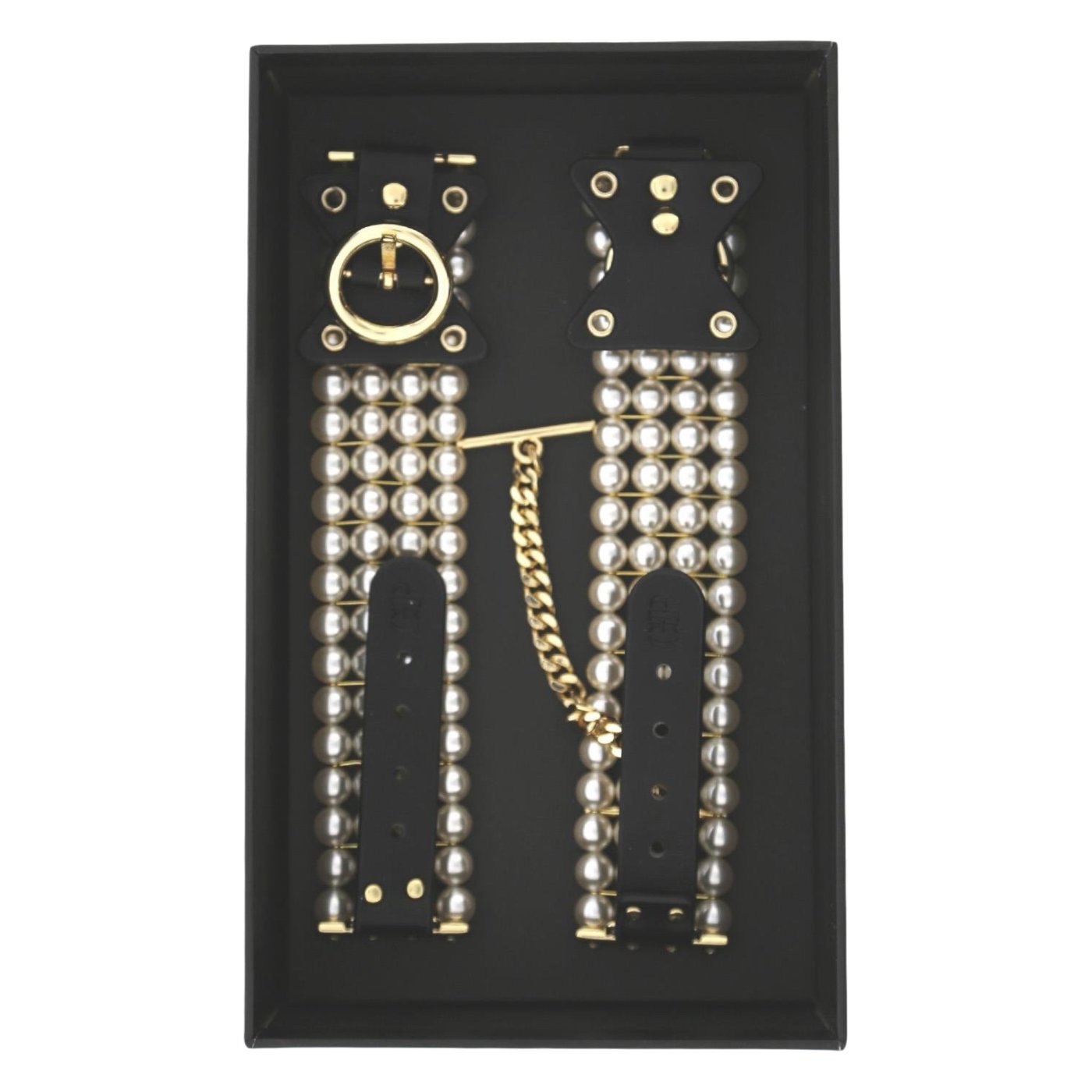 Guilty Pleasure Allure Soirée Pearl Bondage Wrist Cuffs