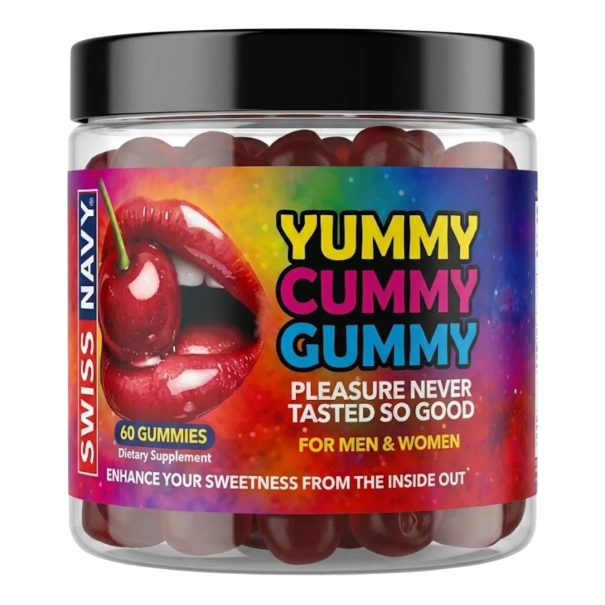 Swiss Navy Yummy Cummy Gummy Sex Gummies (60 Pack)