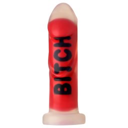 Master Series BITCH Silicone Dildo with Suction Cup 7 Inch