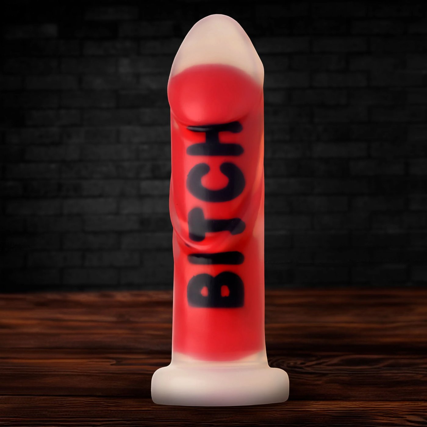 Master Series BITCH Silicone Dildo with Suction Cup 7 Inch