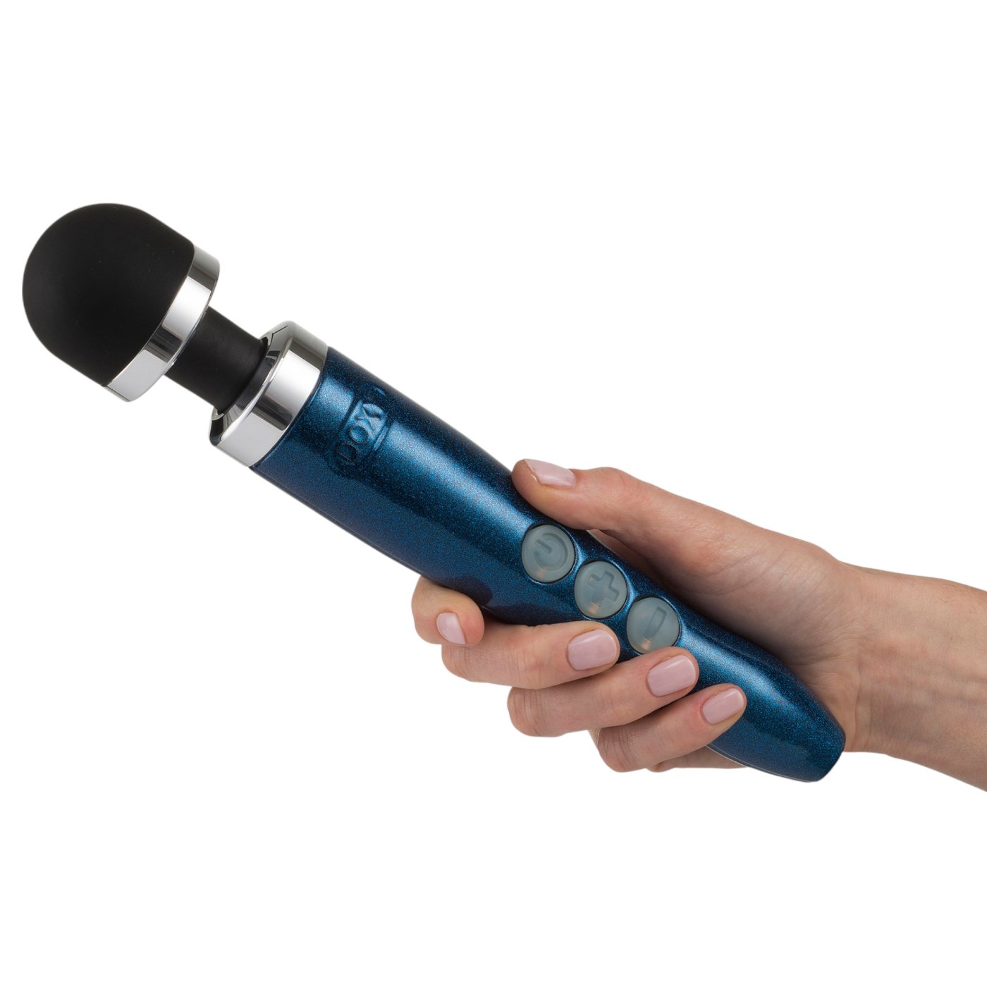 Doxy Die Cast 3R Rechargeable Wand Massager Blue Flame