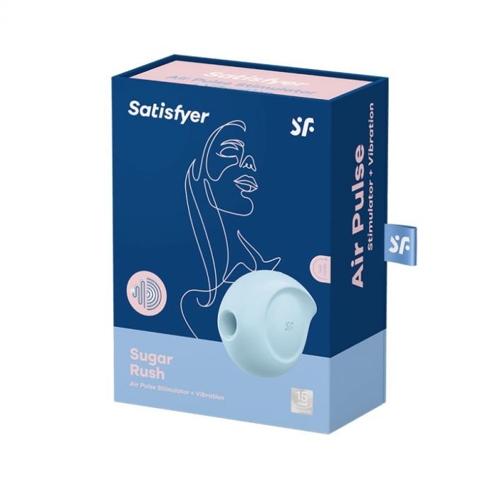 Satisfyer Sugar Rush Air Pulse Clitoral Stimulator Blue