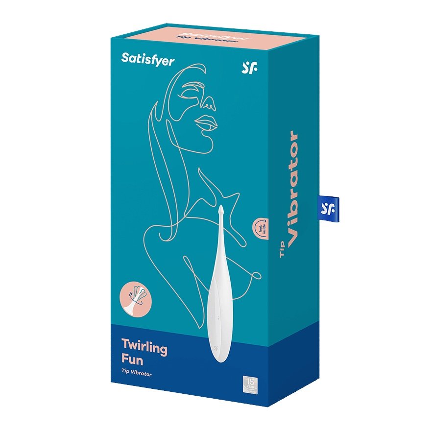 Satisfyer Twirling Fun Rechargeable Clitoral Stimulator White