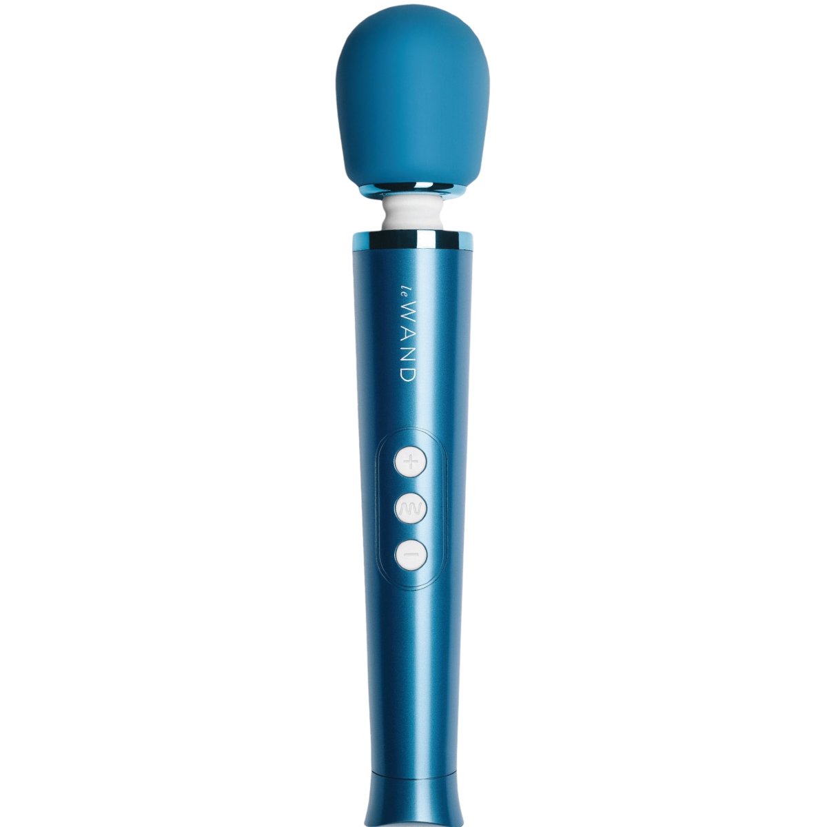 Le Wand  Petite Mini Rechargeable Massage Wand Vibrator Blue