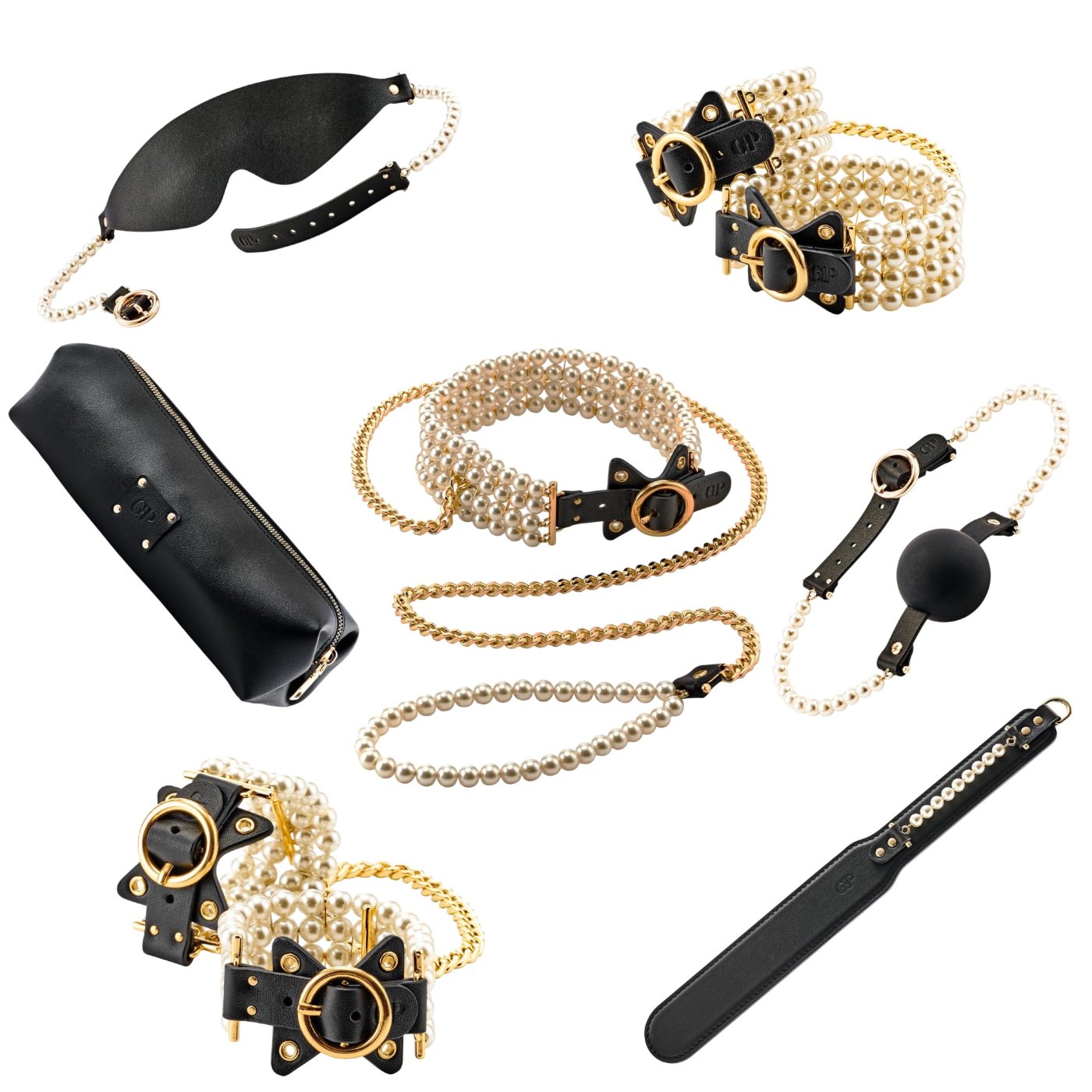 Guilty Pleasure Allure Pearl Pleasure Bondage Set (7-Piece)