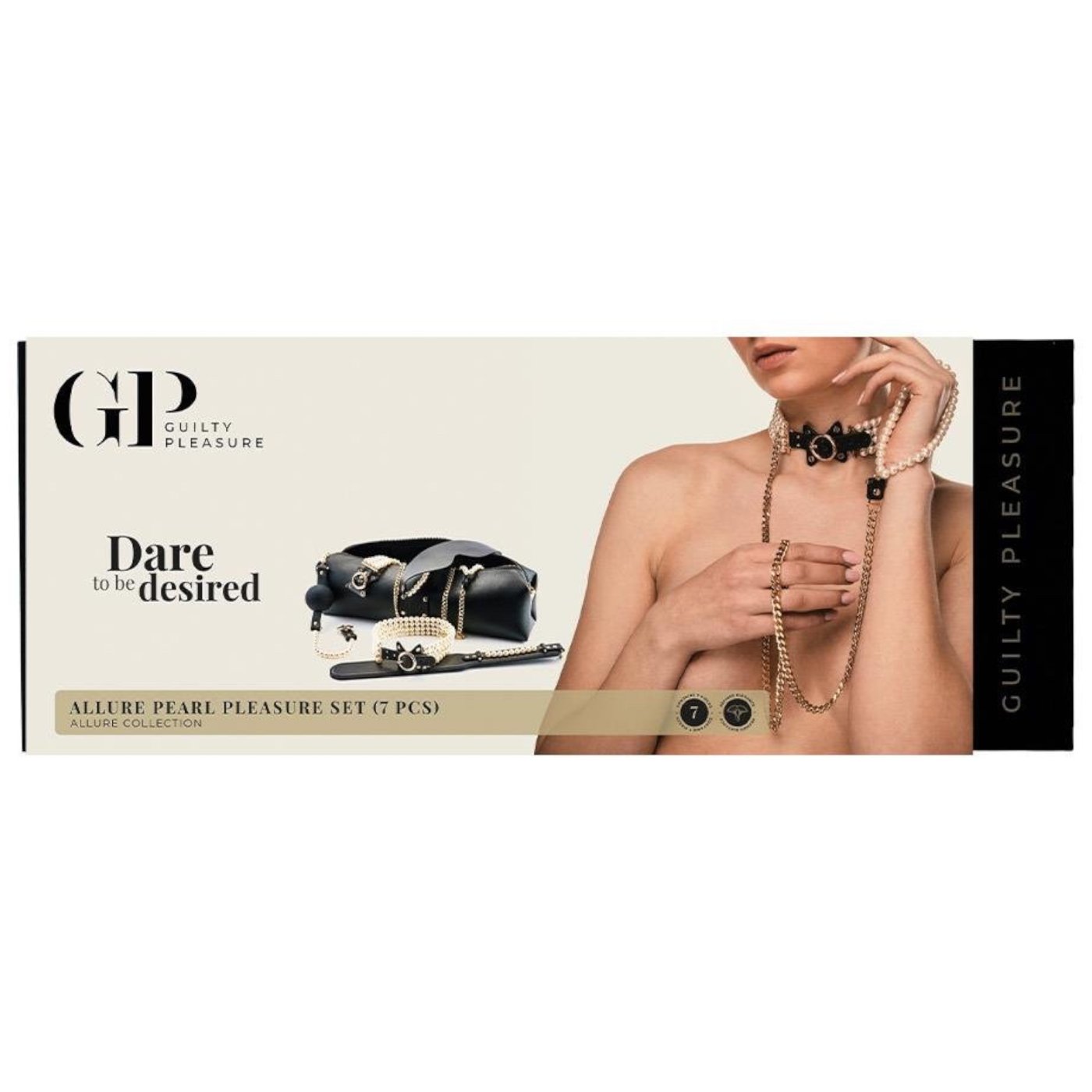 Guilty Pleasure Allure Pearl Pleasure Bondage Set (7-Piece)