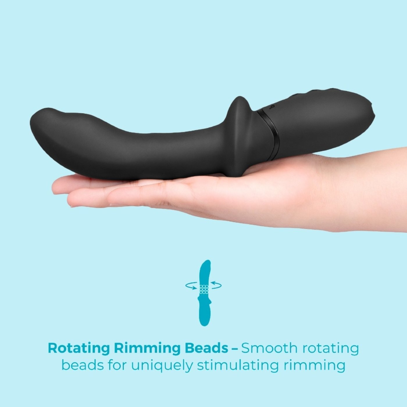 b-Vibe Rimming P-Spot Vibe Rotating & Vibrating Prostate Massager