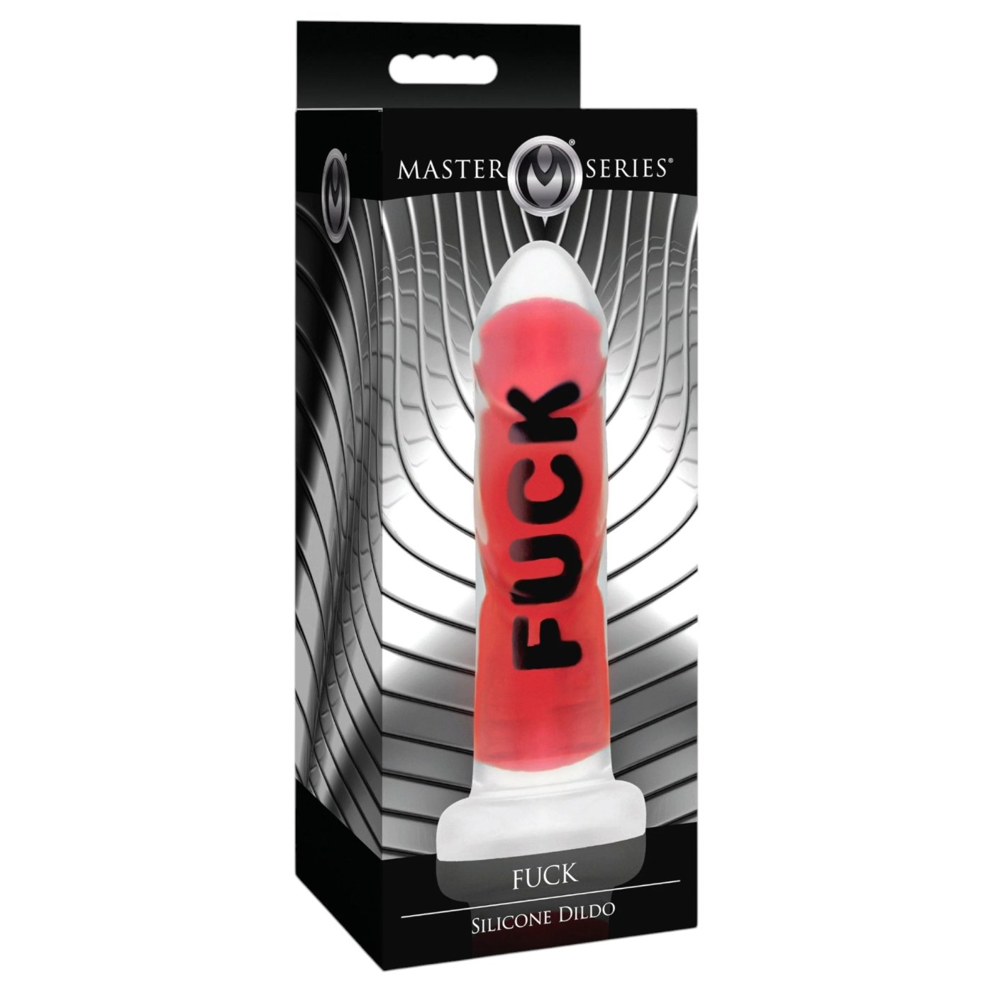 Master Series FUCK Silicone Dildo with Suction Cup 7 Inch