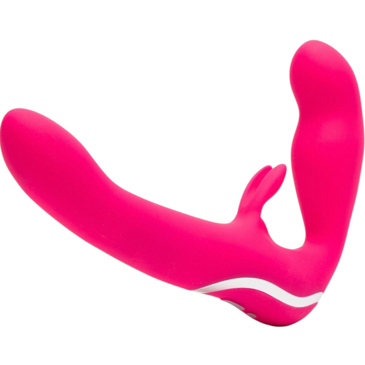 Happy Rabbit Rechargeable Vibrating Strapless Strap-On