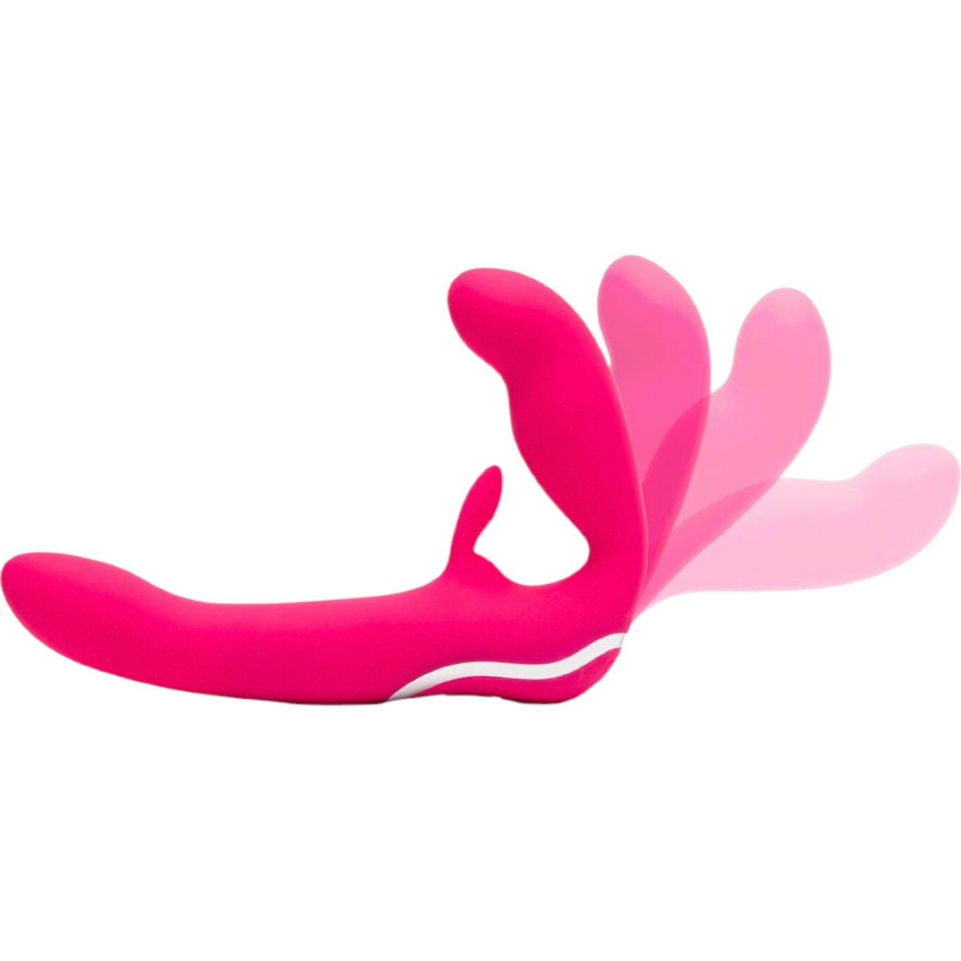Happy Rabbit Rechargeable Vibrating Strapless Strap-On