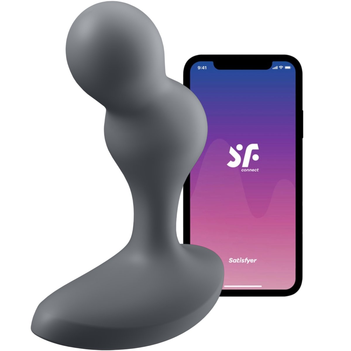 Satisfyer Deep Diver App Controlled Vibrating Butt Plug Grey
