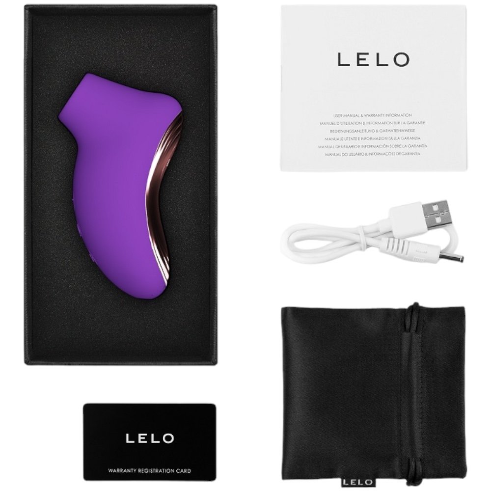 LELO Sona 2 Travel Rechargeable Clitoral Vibrator Purple