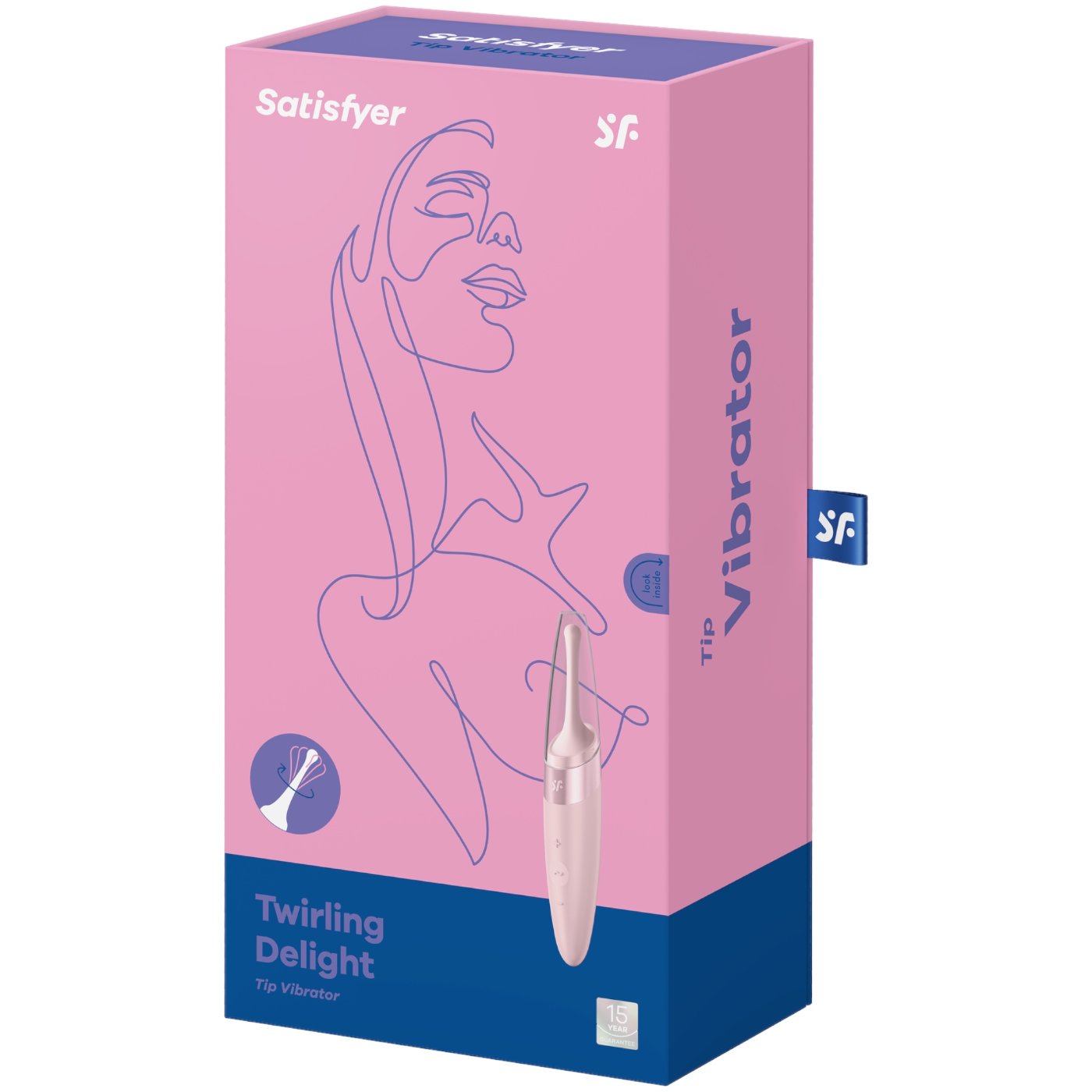 Satisfyer Twirling Delight Rechargeable Tip Vibrator Pink