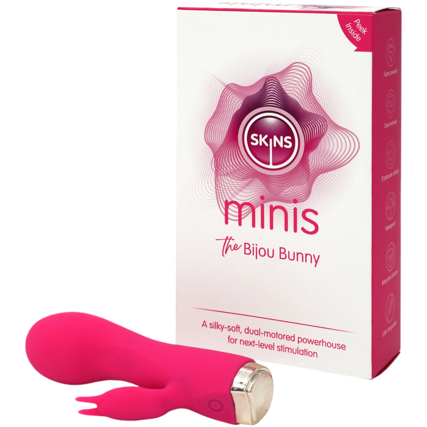Skins Minis The Bijou Bunny Rechargeable Rabbit Vibrator