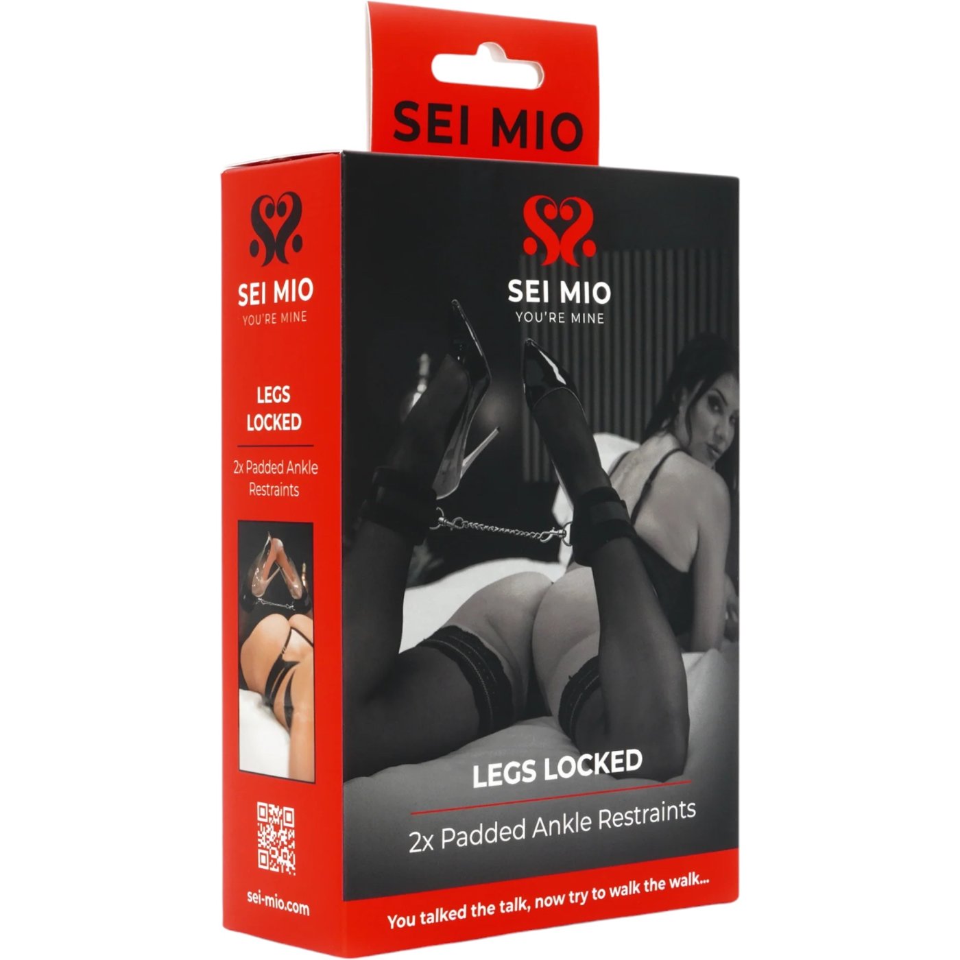 Sei Mio Legs Locked 2x Padded Ankle Restraints