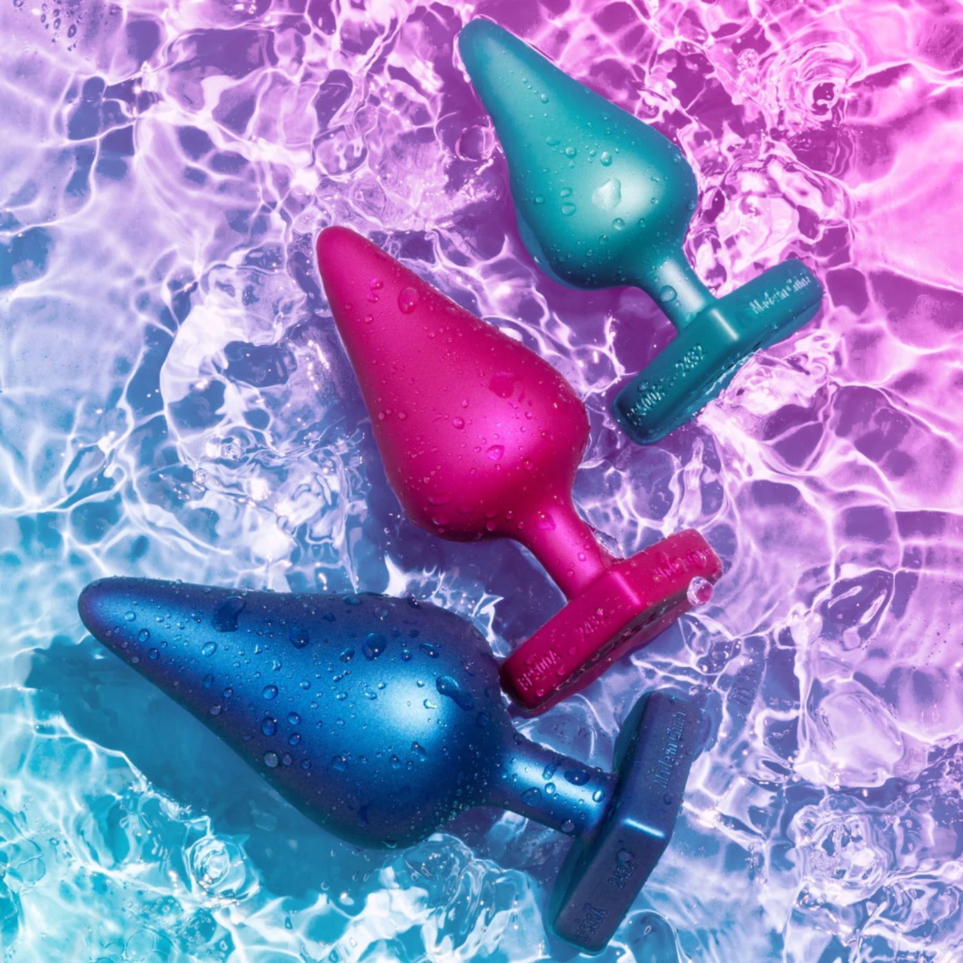 ROMP Luster Silicone Butt Plug Set