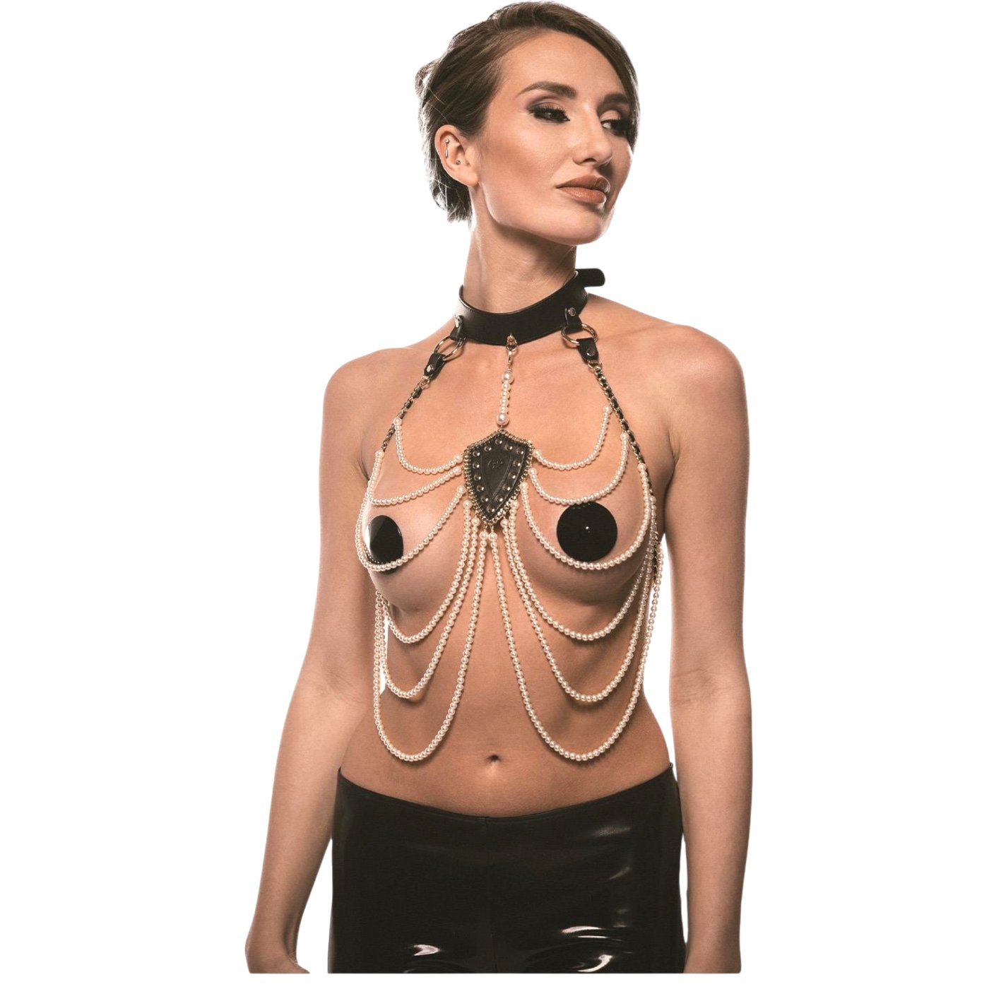 Guilty Pleasure Allure Pearl Pleasure Bondage Collar
