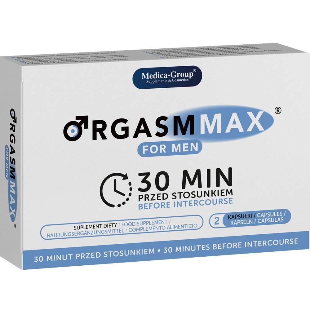 Orgasm Max For Men Vitality Capsules (2 Pack)