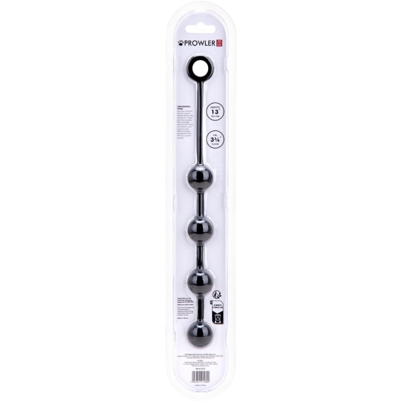 Prowler RED Silicone Anal Beads