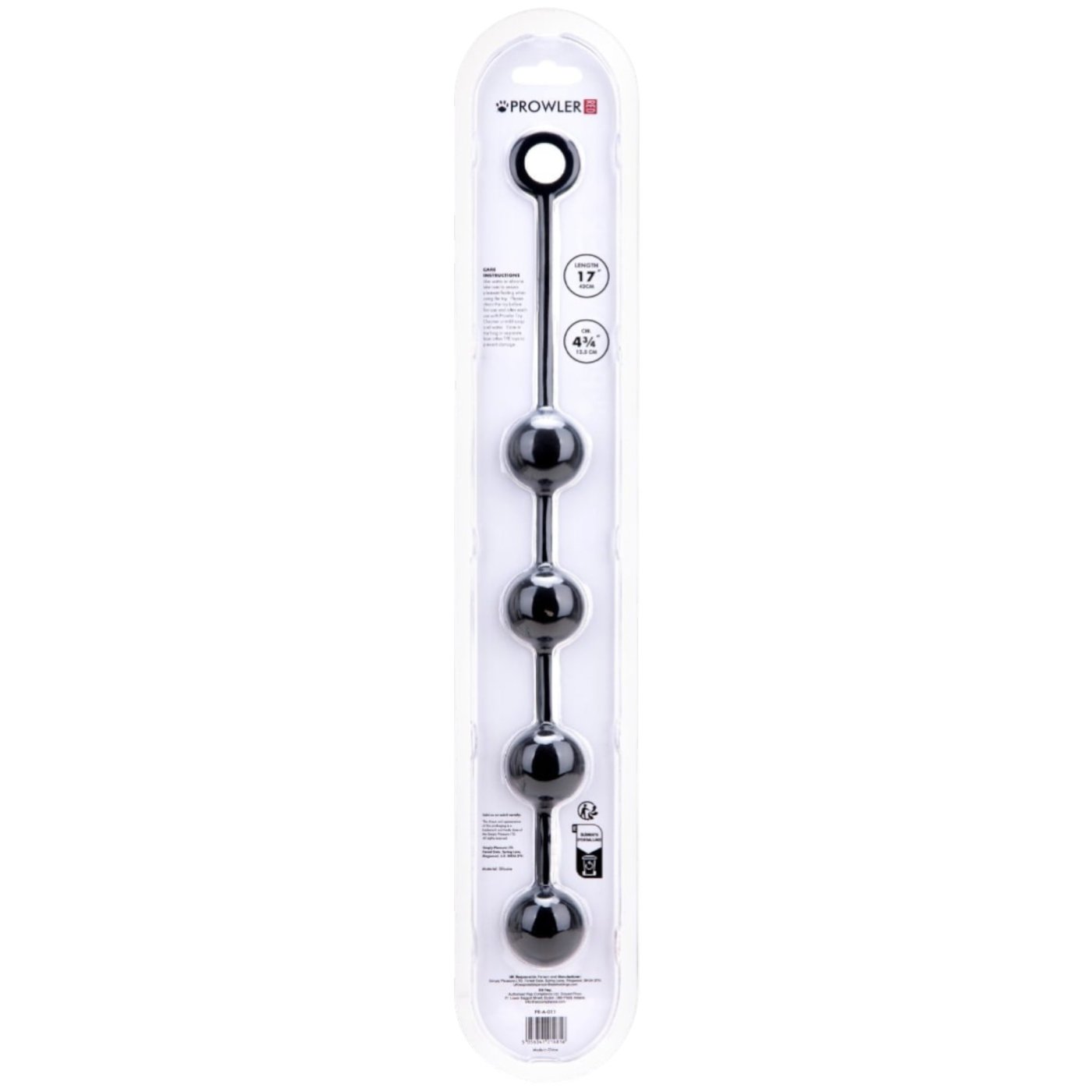 Prowler RED Silicone Anal Beads
