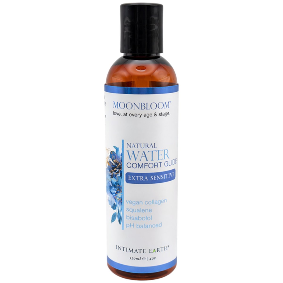 Intimate Earth MoonBloom Menopause Natural Water Comfort Glide, 120 ml