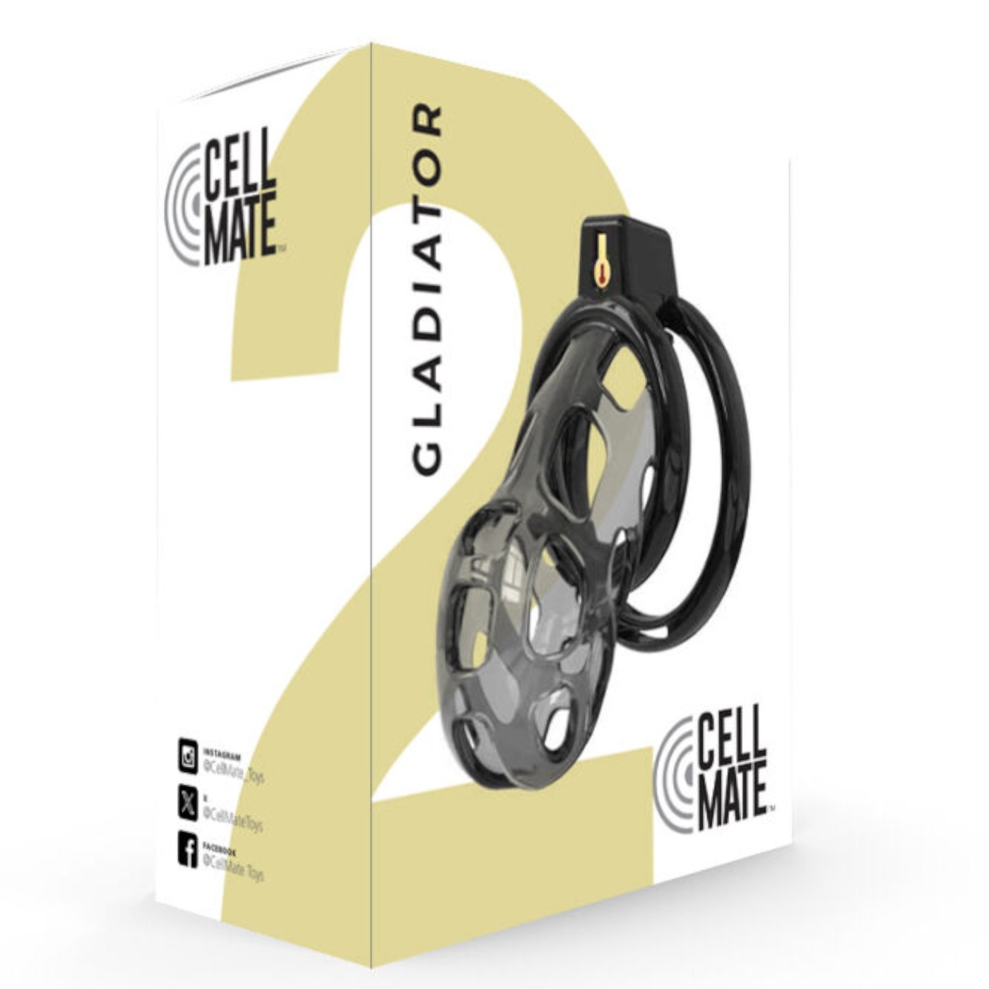 Cellmate Gladiator Soft Chastity Cage Size 2