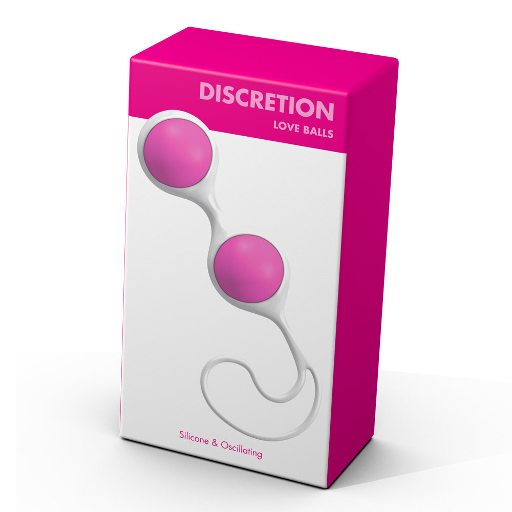 Me You Us Discretion Love Balls White Pink OS