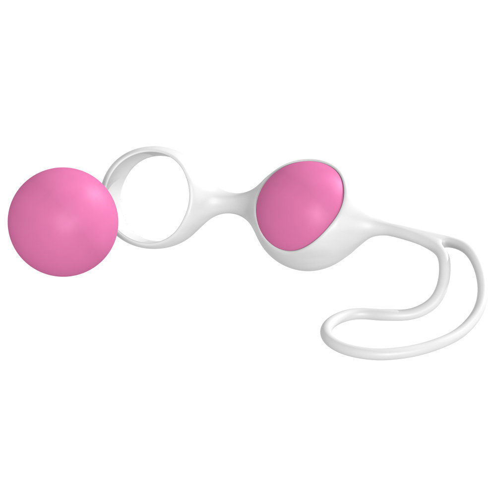 Me You Us Discretion Love Balls White Pink OS