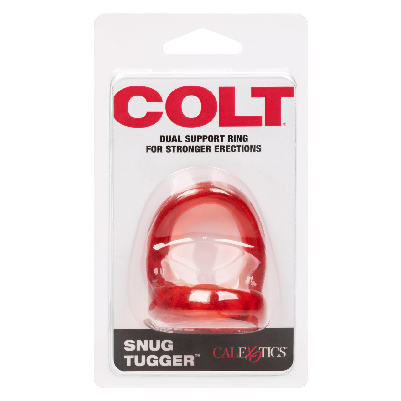 COLT Snug Tugger Double Cock Ring Red