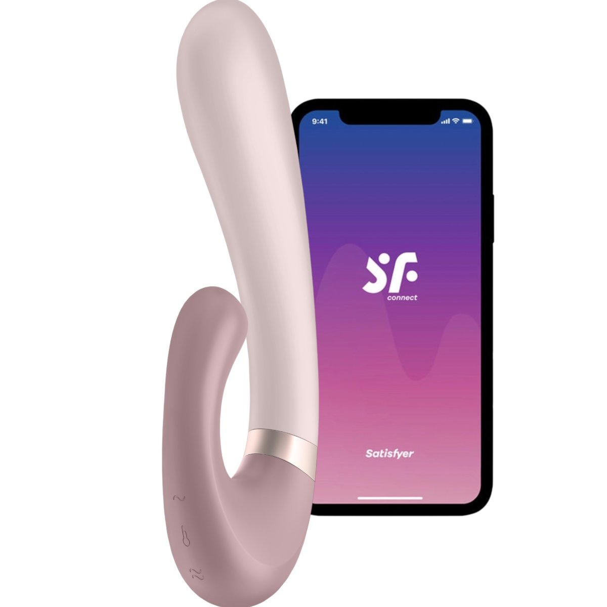 Satisfyer Heat Wave App Controlled Rabbit Vibrator Mauve