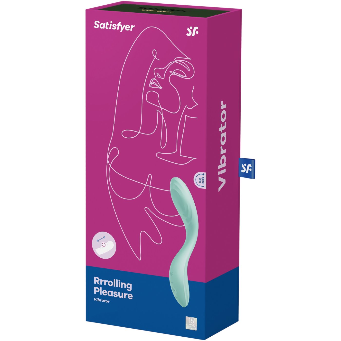Satisfyer Rrrolling Pleasure Rechargeable G Spot Vibrator Mint
