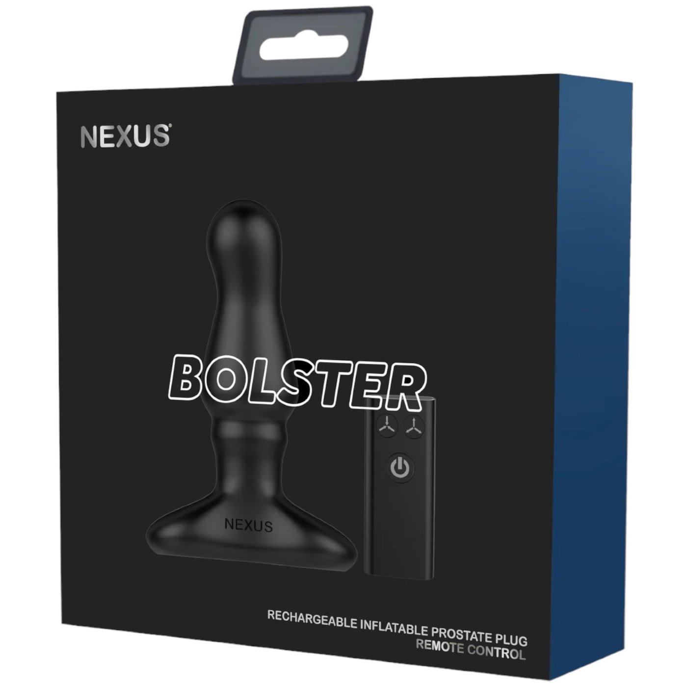 Nexus Bolster Remote Control Vibrating Butt Plug With Inflatable Tip