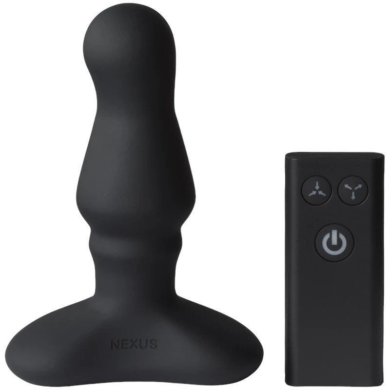 Nexus Bolster Remote Control Vibrating Butt Plug With Inflatable Tip