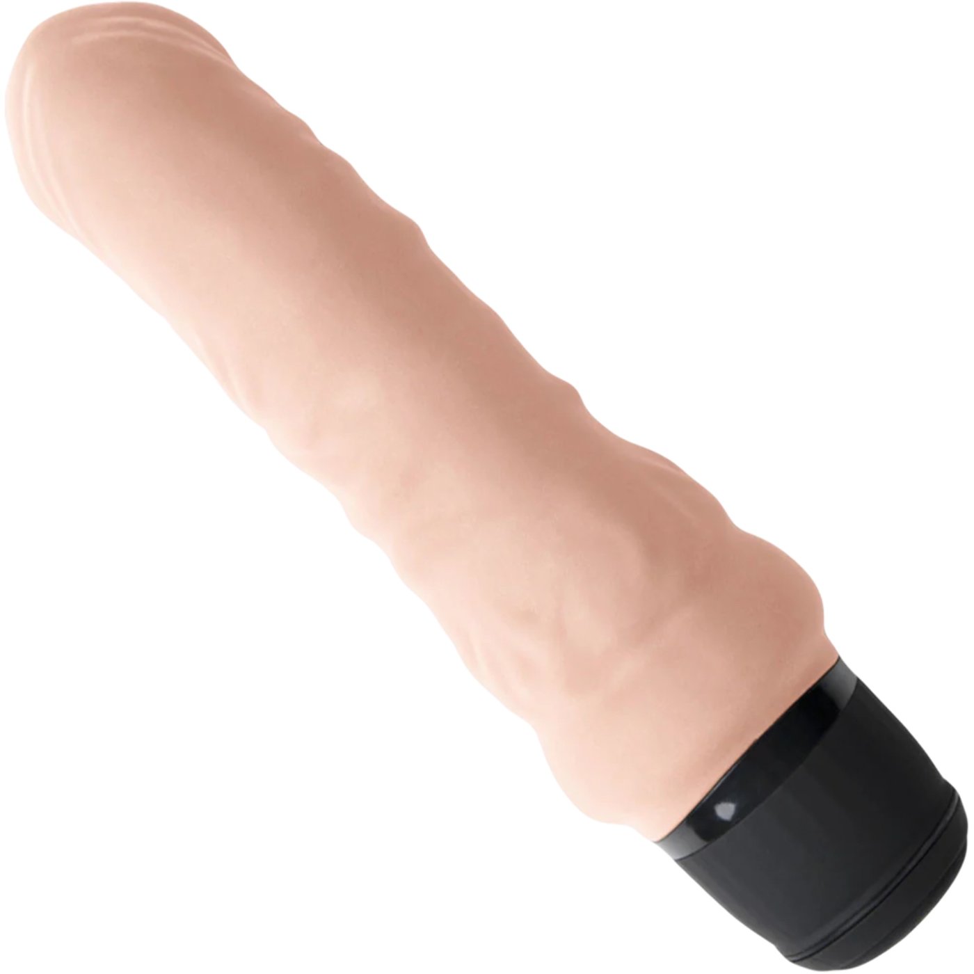Powercocks 6 Inch Realistic Silicone Rechargeable Vibrator Light