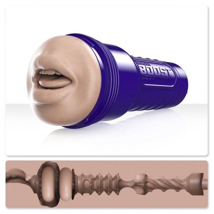 Fleshlight Boost Blow Realistic Blowjob Masturbator Light