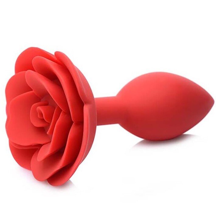 Master Series Booty Bloom Silicone Rose Anal Plug Small