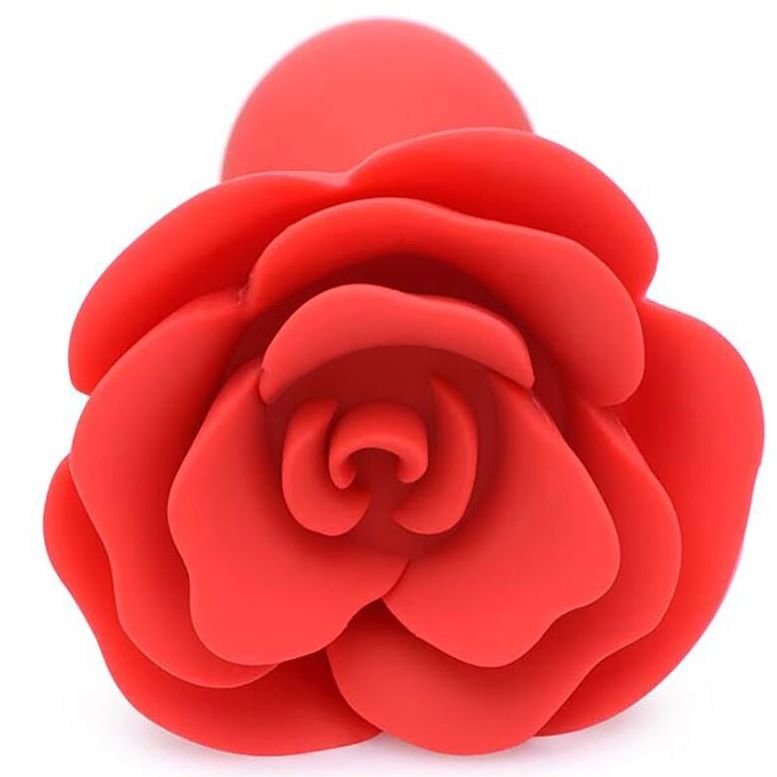 Master Series Booty Bloom Silicone Rose Anal Plug Small