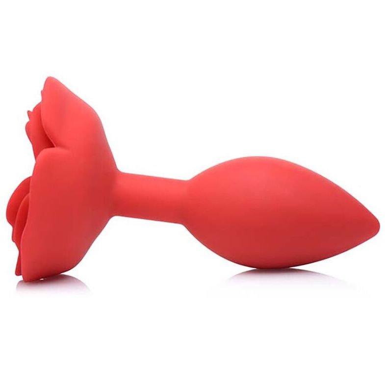 Master Series Booty Bloom Silicone Rose Anal Plug Small