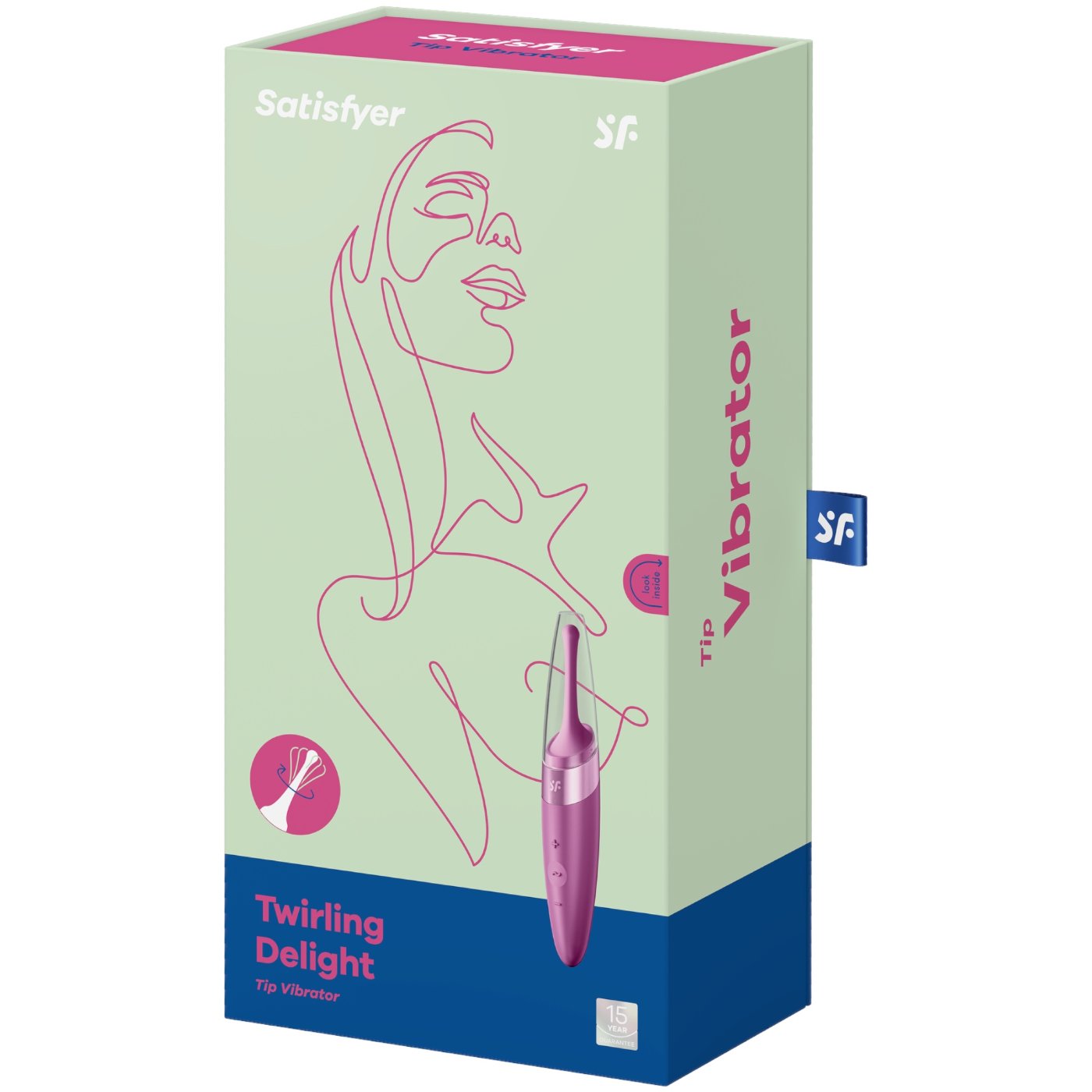 Satisfyer Twirling Delight Rechargeable Tip Vibrator Berry