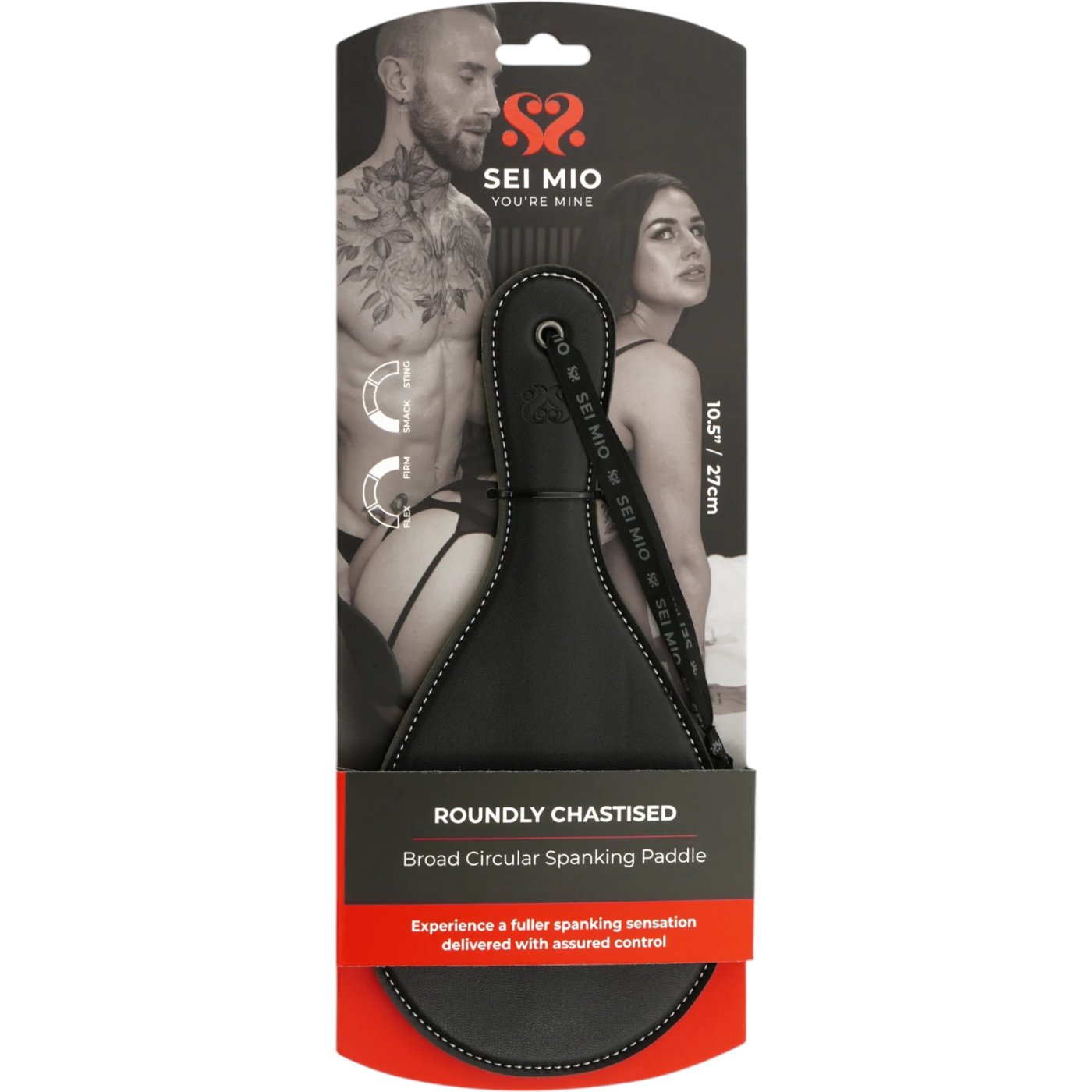 Sei Mio Roundly Chastised Broad Circular Spanking Paddle
