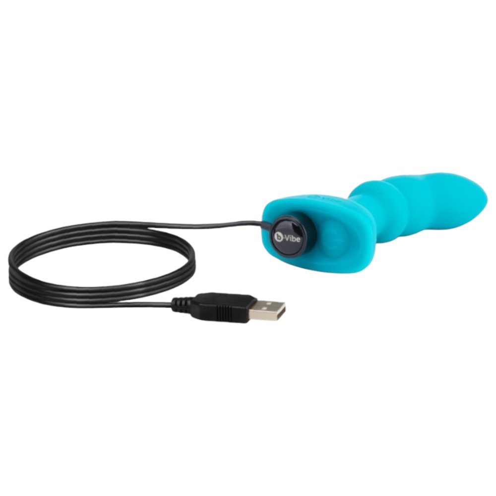 b-Vibe Rimming P-Spot Remote Control Rechargeable Butt Plug Medium