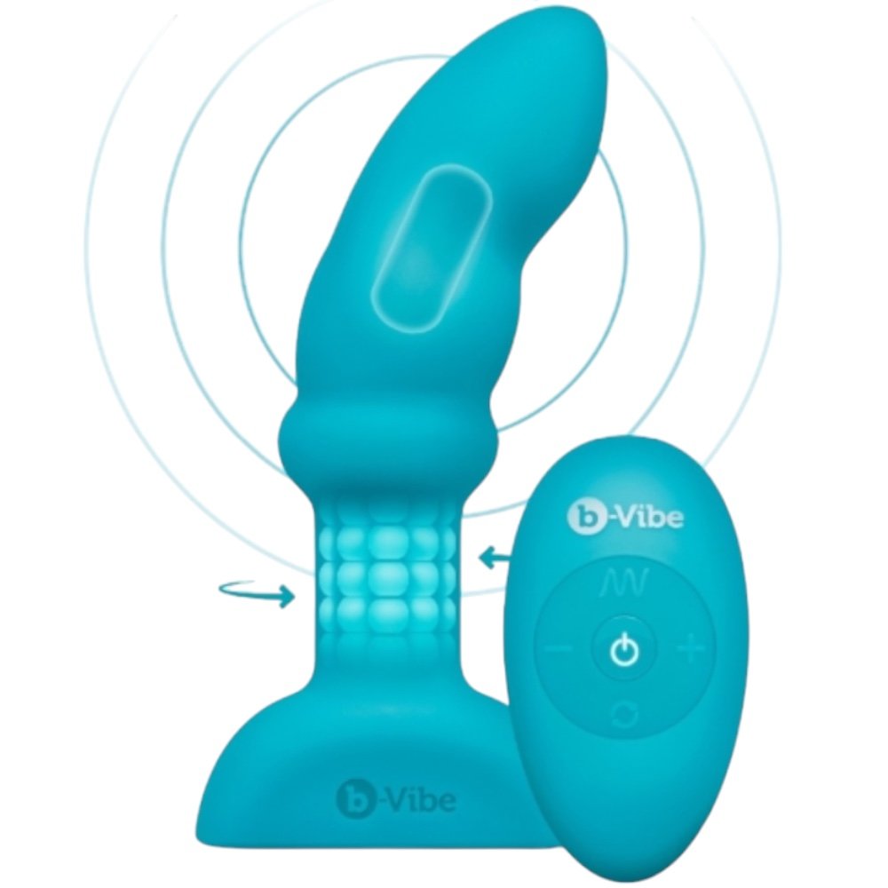 b-Vibe Rimming P-Spot Remote Control Rechargeable Butt Plug Medium
