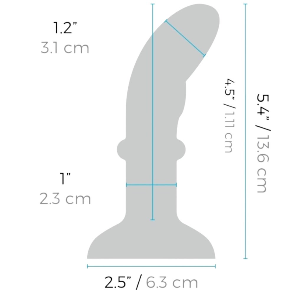 b-Vibe Rimming P-Spot Remote Control Rechargeable Butt Plug Medium