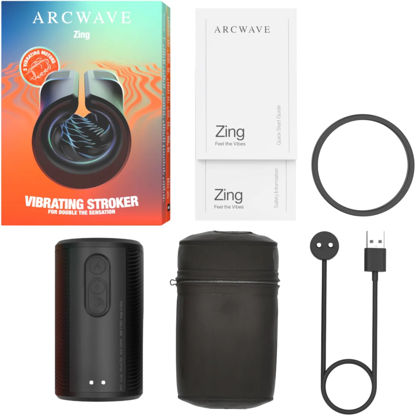 Arcwave Zing Rechargeable Vibrating Male Masturbator