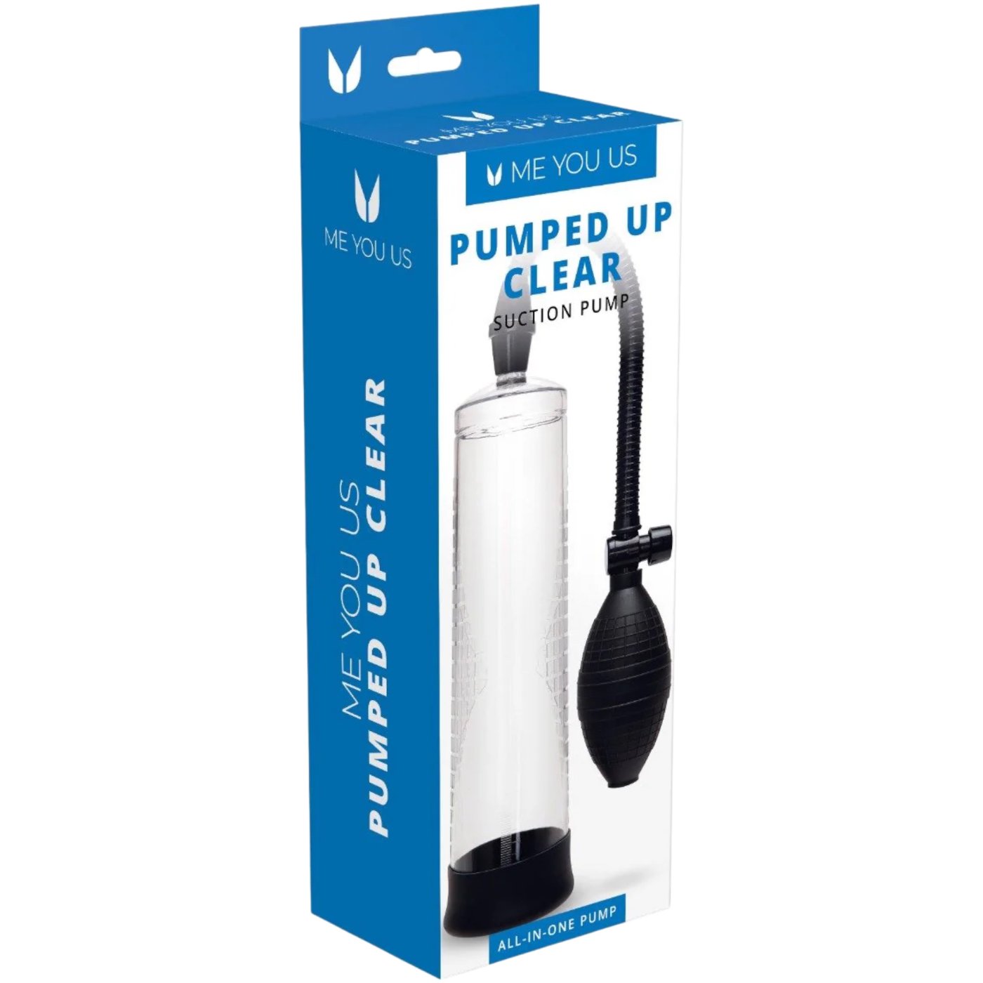 Me You Us Pumped Up Suction Penis Pump Clear