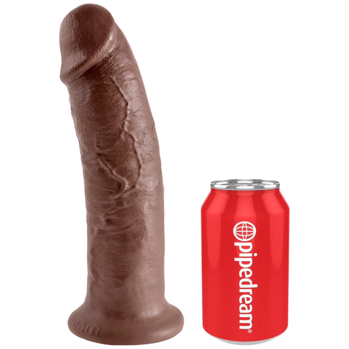 King Cock 10-Inch Girthy Realistic Dildo with Suction Cup