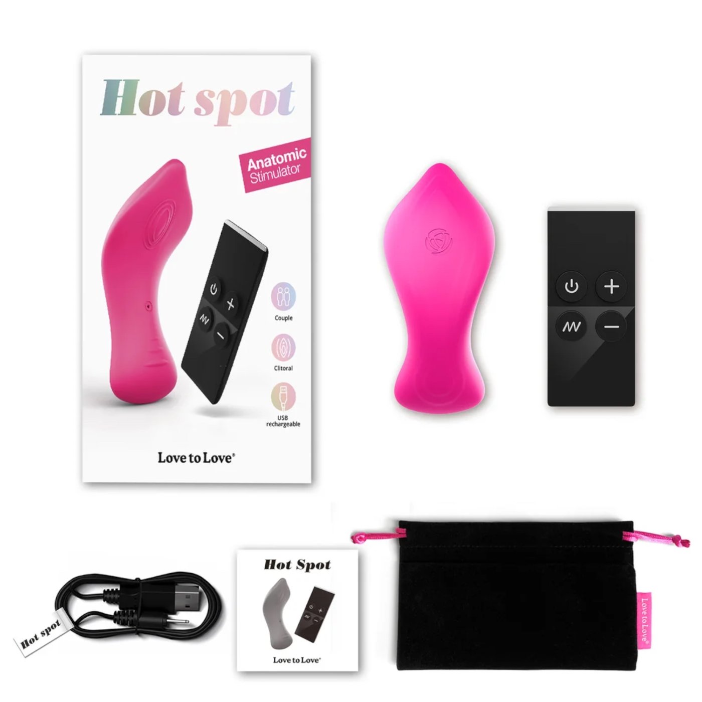 Love to Love Hot Spot Remote-Controlled Clitoral Vibrator