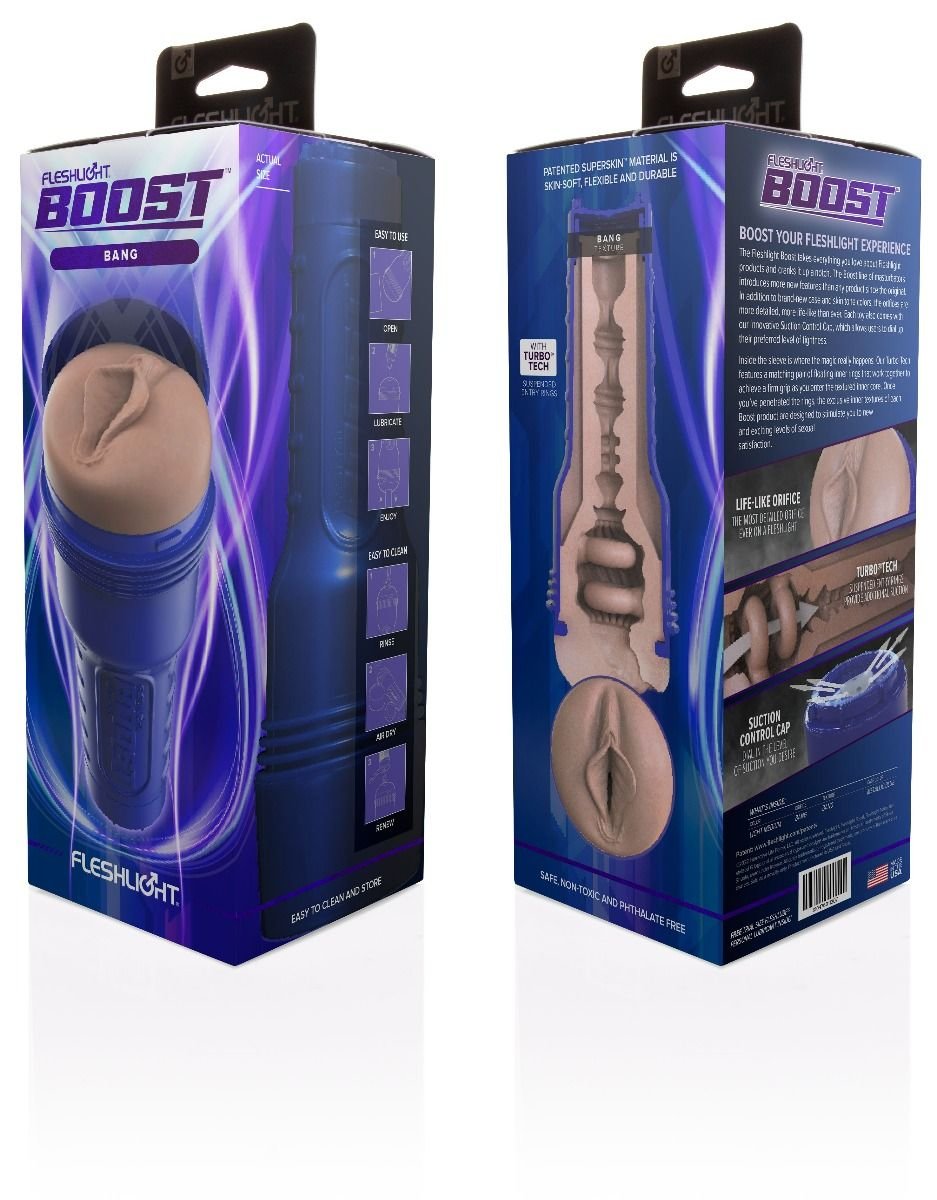 Fleshlight Boost Bang Realistic Masturbator Light