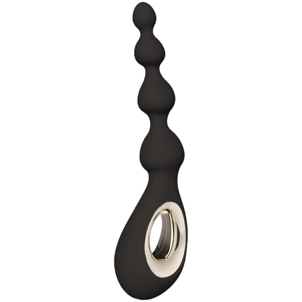 Lelo Soraya Anal Beads Vibrating Butt Plug Black